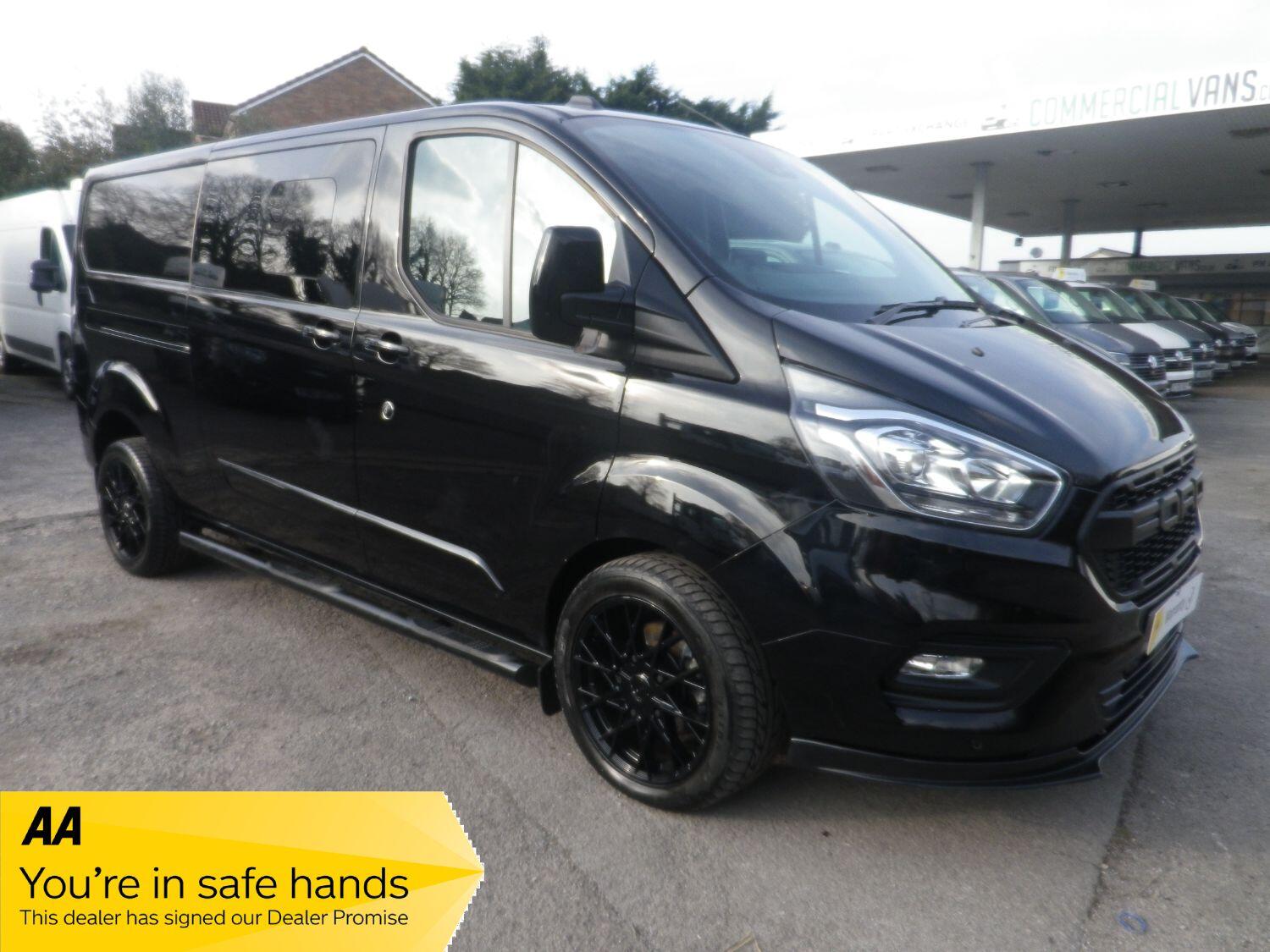 Used FORD TRANSIT CUSTOM 2022 Black in Treharris, Mid
